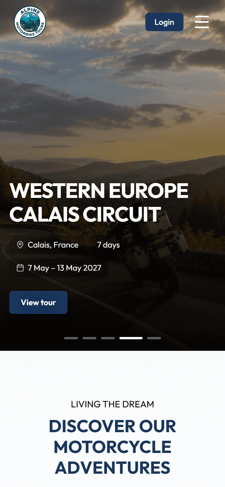 Alpine Motorbike Tours mobile